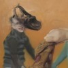 "Farce" 90x96 cm, 2016